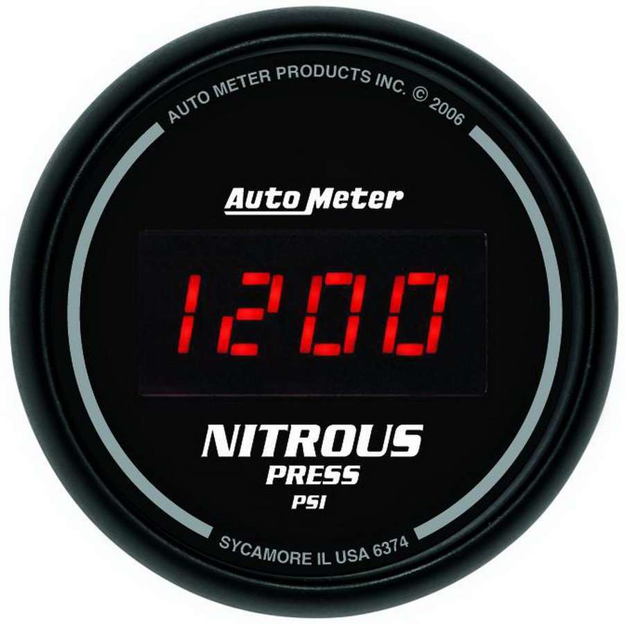 AUTOMETER 6374 2-1/16in DG/B Nitrous Pressure Gauge