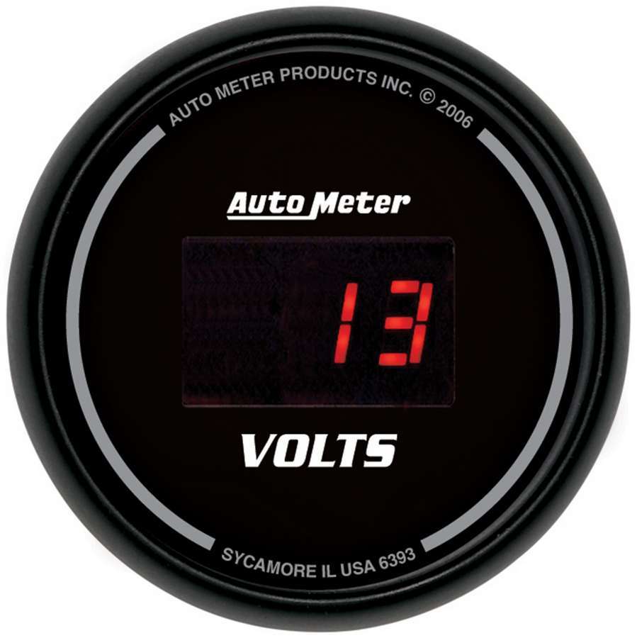 AUTOMETER 6393 2-1/16in DG/B Voltmeter Gauge