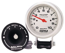 Load image into Gallery viewer, AUTOMETER 6604 Ultra Lite 3 3/4in Silver Tach 10000 RPM