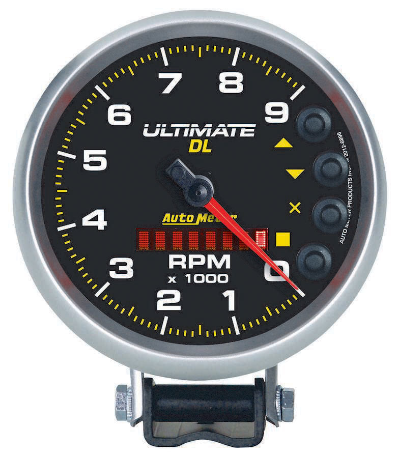 AUTOMETER 6896 5in Ultimate DL Tach 9000 RPM Black