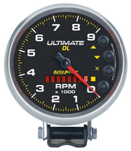 Load image into Gallery viewer, AUTOMETER 6896 5in Ultimate DL Tach 9000 RPM Black