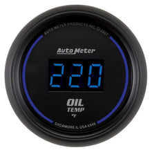 Load image into Gallery viewer, AUTOMETER 6948 2-1/16in Cobalt Oil Temp Gauge  Digital 340F