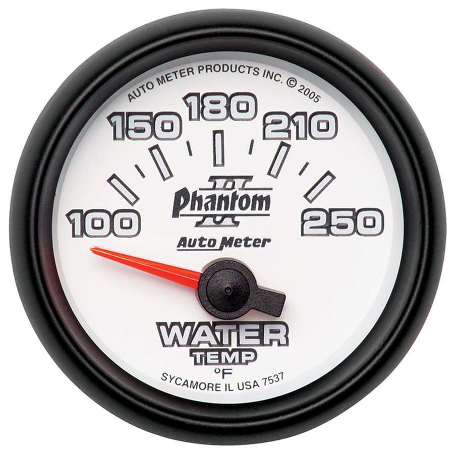 AUTOMETER 7537 2-1/16in P/S II Water Temp. Gauge 100-250