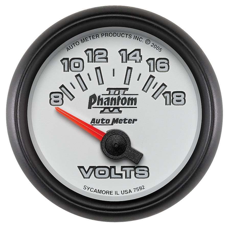 AUTOMETER 7592 2-1/16in P/S II Voltmeter 8-18