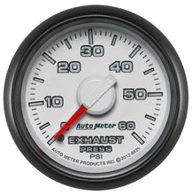 Load image into Gallery viewer, AUTOMETER 8525 Exhaust Pressure Gauge 0-60psi Dodge Match