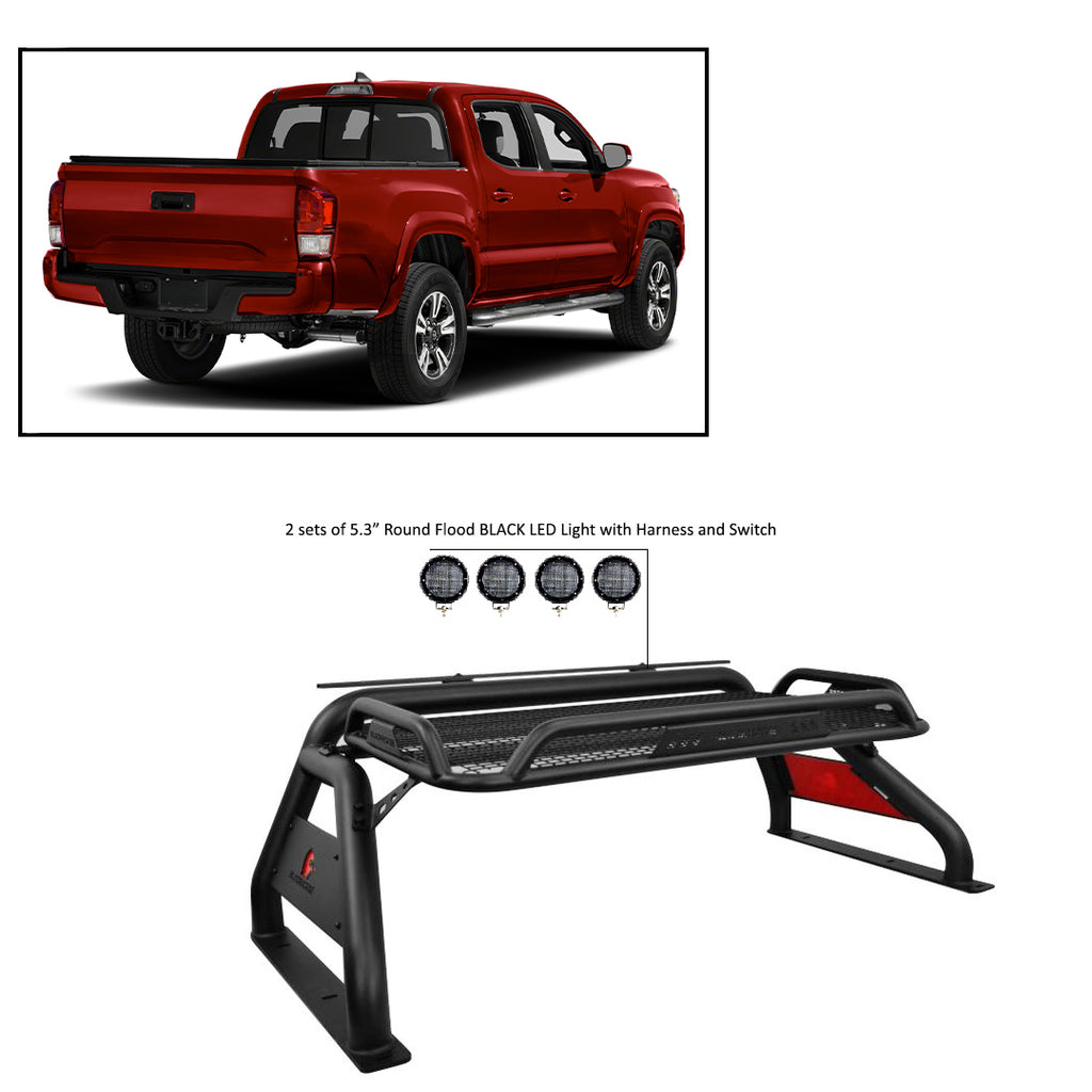 Black Horse Off Road ATRB-TOTAB-PLFB Atlas Roll Bar Kit for Select Toyota Tacoma