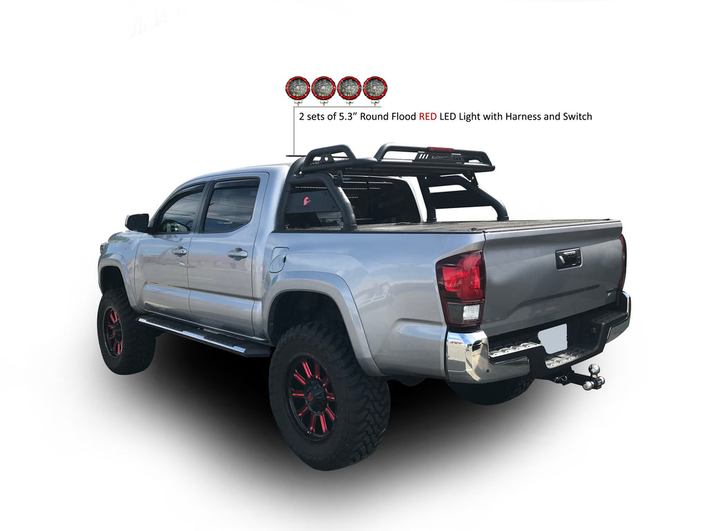 Black Horse Off Road ATRB-TOTAB-PLFR Atlas Roll Bar Kit for Select Toyota Tacoma