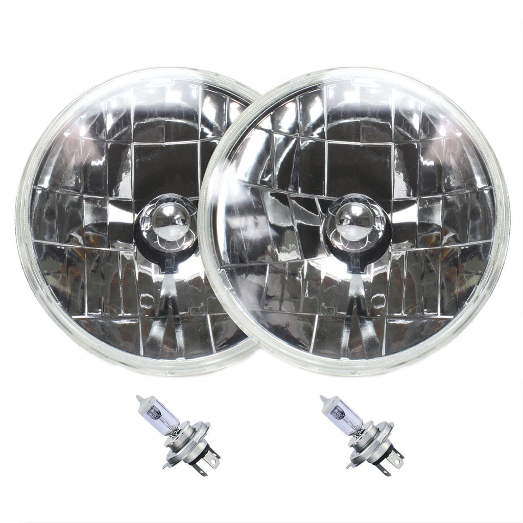 AUTO-LOC AUTLENA1ABS Snake-Eye 7 Inch Halogen Lens Assembly with H4