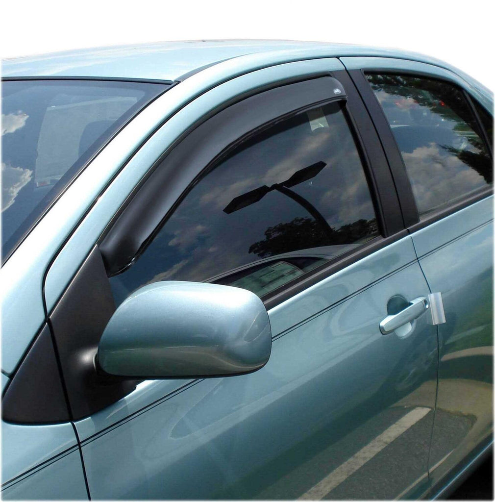 Auto Ventshade AVS 192916 Ventvisor Deflector; Smoke; In-Channel; 2 pc. for Select Toyota Yaris