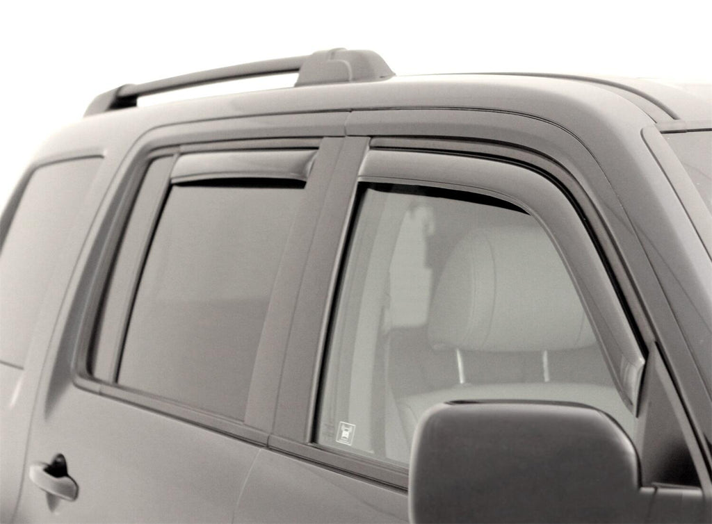Auto Ventshade AVS 194706 Ventvisor Deflector; Smoke; In-Channel; 4 pc. for Select Cadillac Escalade, Chevrolet Tahoe, GMC Yukon