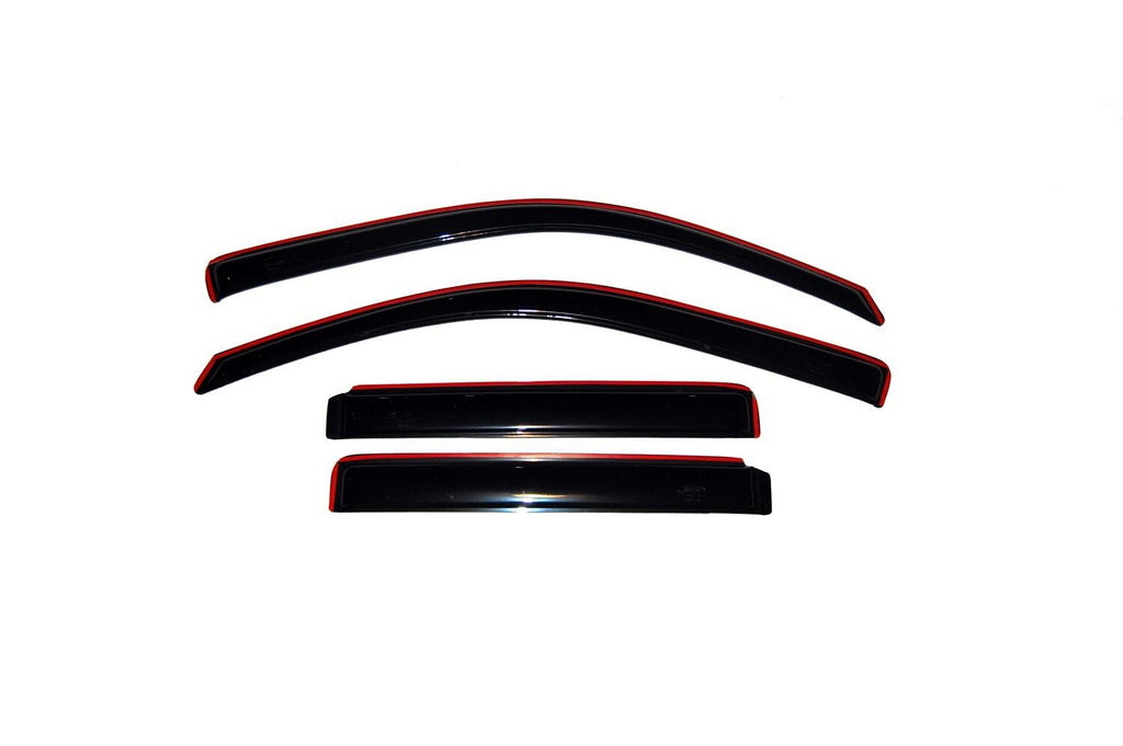 Auto Ventshade AVS 194240 Ventvisor Deflector; Smoke; In-Channel; 4 pc. for Select Chevrolet Trailblazer EXT, GMC Envoy XL, GMC Envoy XUV, Isuzu Ascender