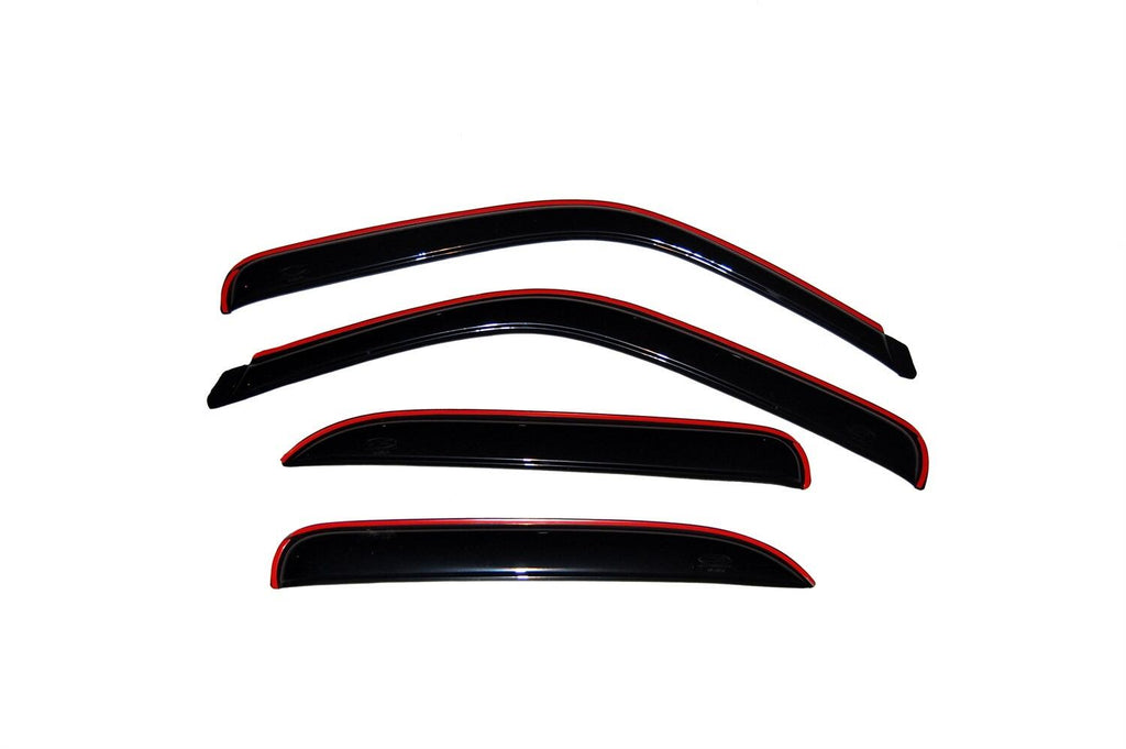 Auto Ventshade AVS 194304 Ventvisor Deflector; Smoke; In-Channel; 4 pc. for Select Cadillac Escalade, Chevrolet Tahoe, GMC Yukon