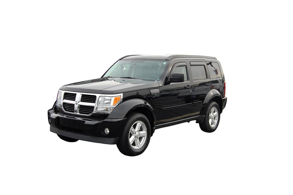 Auto Ventshade AVS 194307 Ventvisor Deflector; Smoke; In-Channel; 4 pc. for Select Dodge Nitro