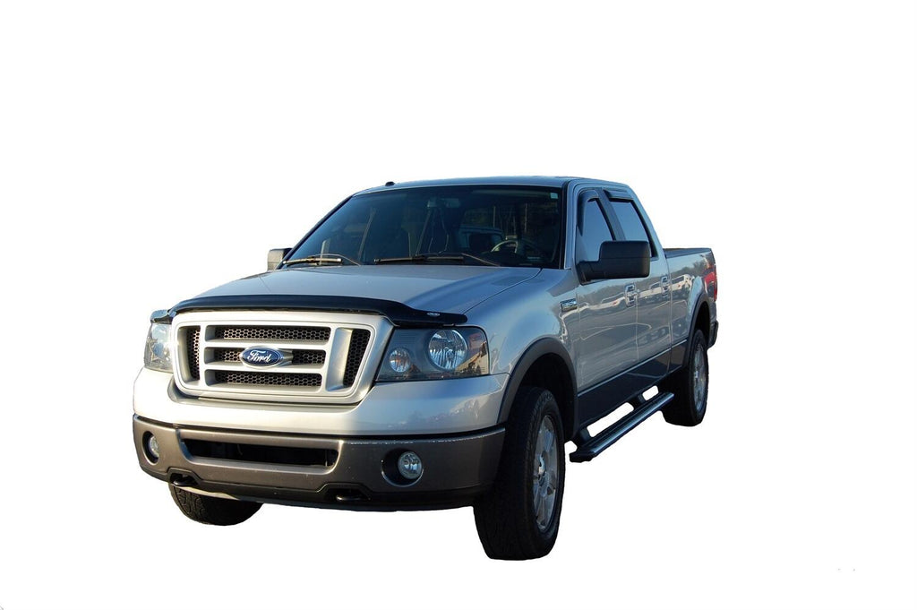 Auto Ventshade AVS 94443 Ventvisor Deflector; Smoke; Outside Mount; 4 pc. for Select Ford F-150, Lincoln Mark LT