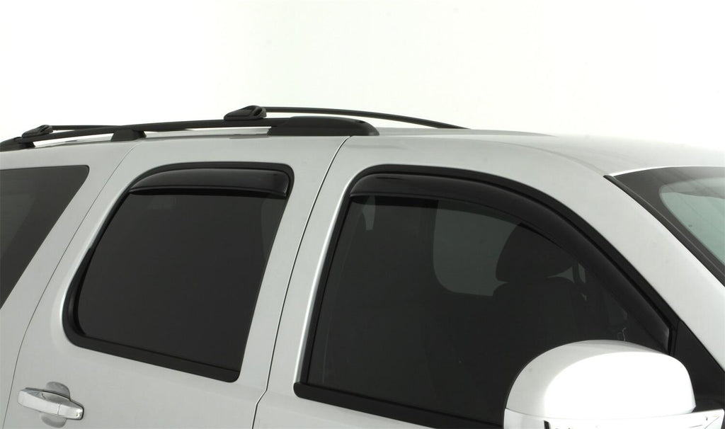 Auto Ventshade AVS 194514 Ventvisor Deflector; Smoke; In-Channel; 4 pc. for Select Chevrolet Tahoe, GMC Yukon