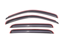 Load image into Gallery viewer, Auto Ventshade AVS 194515 Ventvisor Deflector; Smoke; In-Channel; 4 pc. for Select Chevrolet Avalanche, Chevrolet Silverado 1500, Chevrolet Silverado HD, Chevrolet Silverado HD, Chevrolet Suburban 1500, Chevrolet Suburban 2500, GMC Sierra 1500, GMC