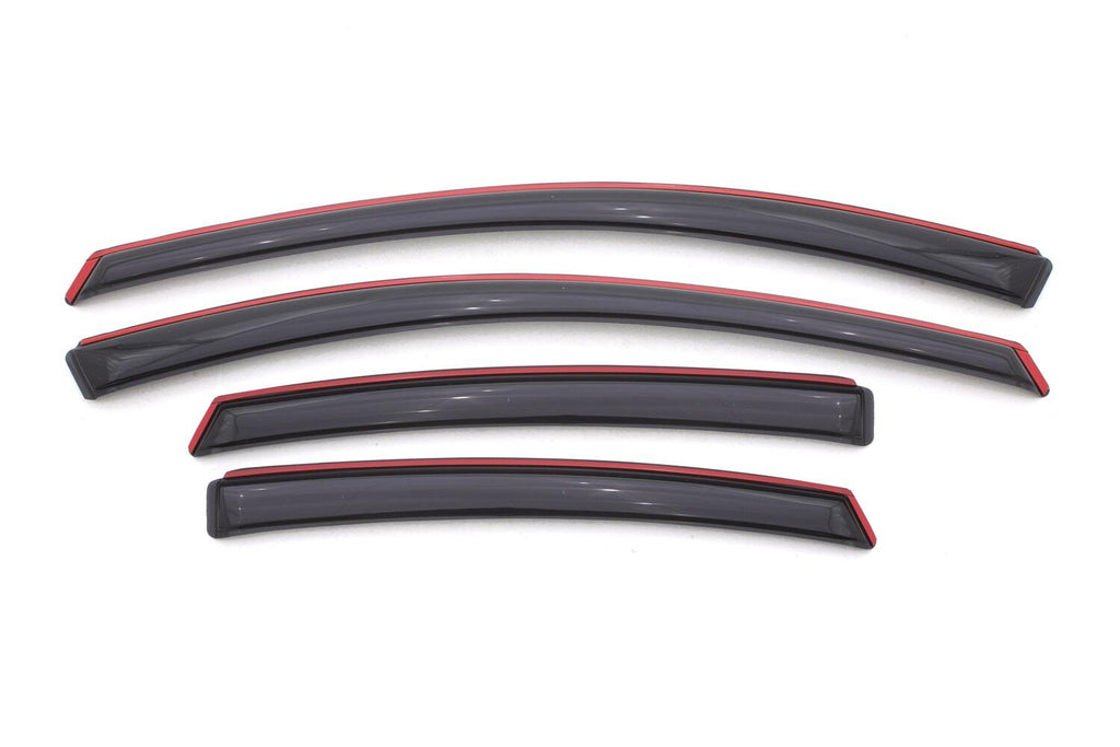 Auto Ventshade AVS 194529 Ventvisor Deflector; Smoke; In-Channel; 4 pc. for Select Dodge Dart