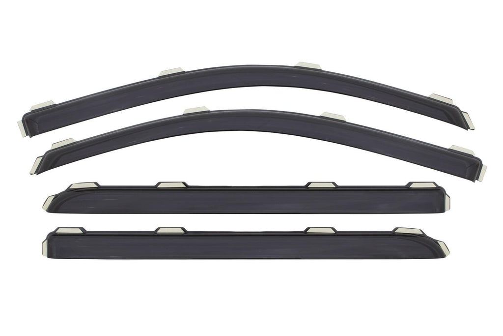 Auto Ventshade AVS 194536 Ventvisor Deflector; Smoke; In-Channel; 4 pc. for Select Chevrolet Silverado 1500, Chevrolet Silverado HD, Chevrolet Silverado HD, Chevrolet Silverado HD, Chevrolet Silverado HD, Chevrolet Silverado HD, GMC Sierra 1500, GMC