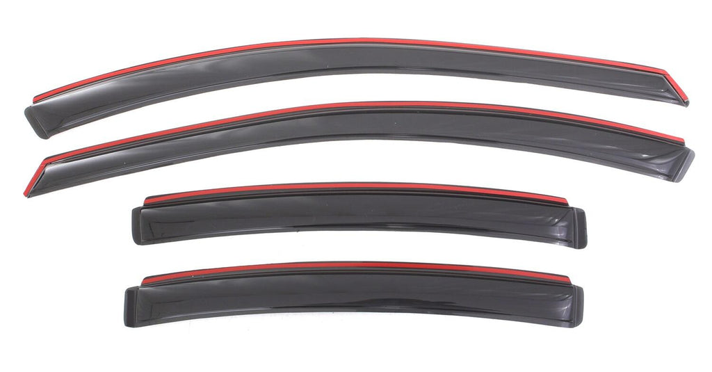 Auto Ventshade AVS 194611 Ventvisor Deflector; Smoke; In-Channel; 4 pc. for Select Chevrolet Cruze, Chevrolet Cruze Limited