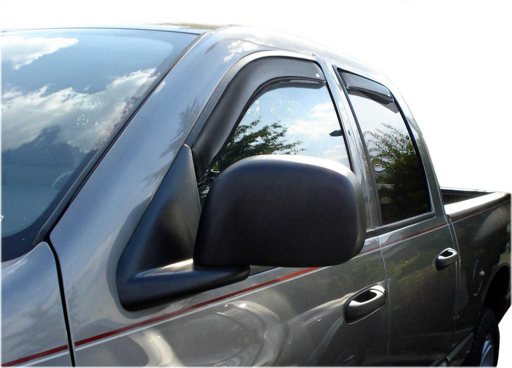 Auto Ventshade AVS 194623 Ventvisor Deflector; Smoke; In-Channel; 4 pc. for Select Dodge Ram 1500, Dodge Ram 2500, Dodge Ram