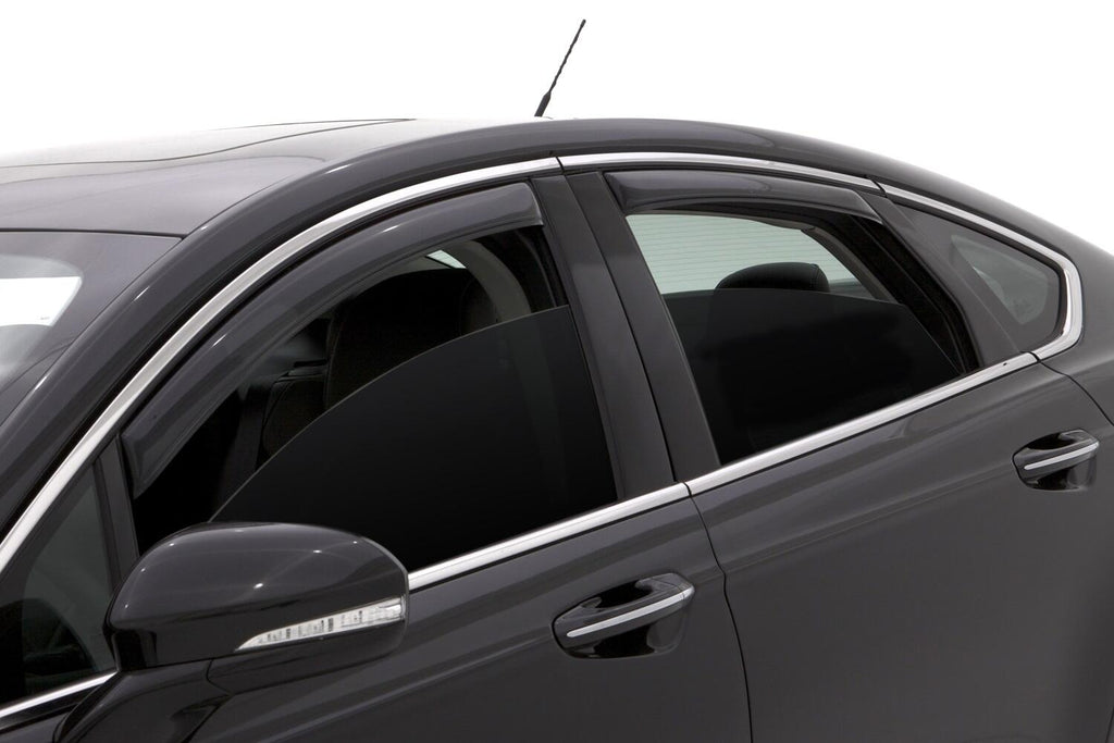 Auto Ventshade AVS 194714 Ventvisor Deflector; Smoke; In-Channel; 4 pc. for Select Ford Fusion
