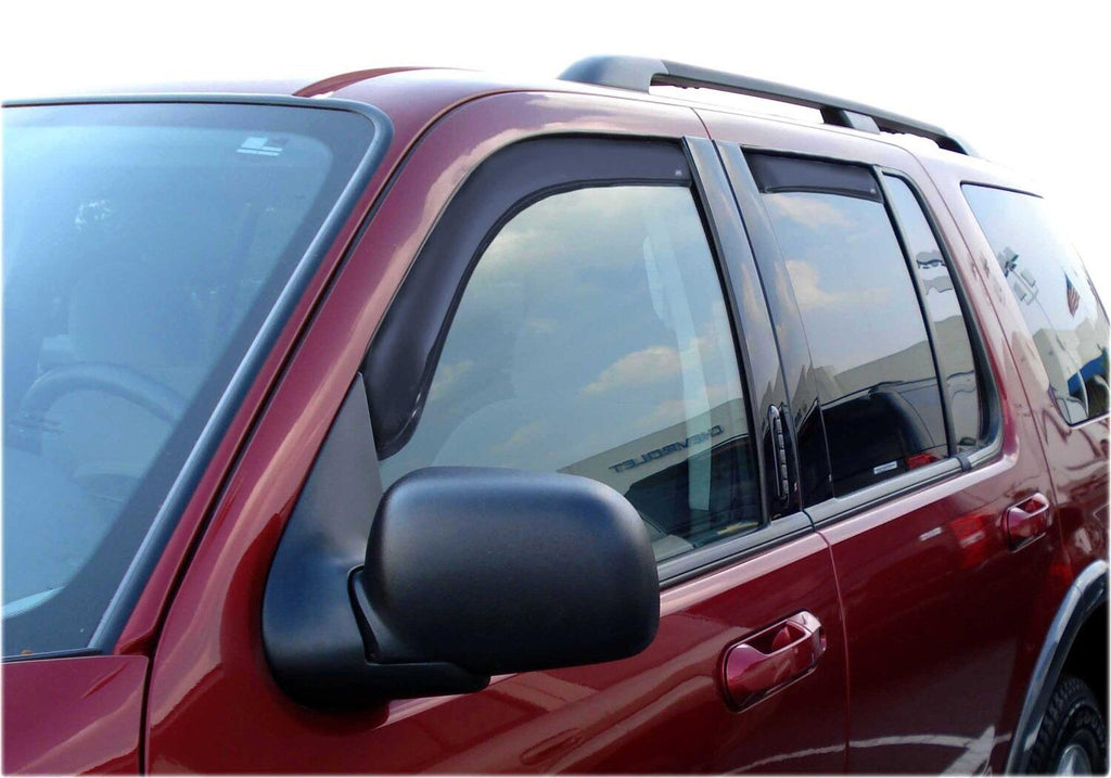 Auto Ventshade AVS 194819 Ventvisor Deflector; Smoke; In-Channel; 4 pc. for Select Ford Explorer, Lincoln Aviator, Mercury Mountaineer