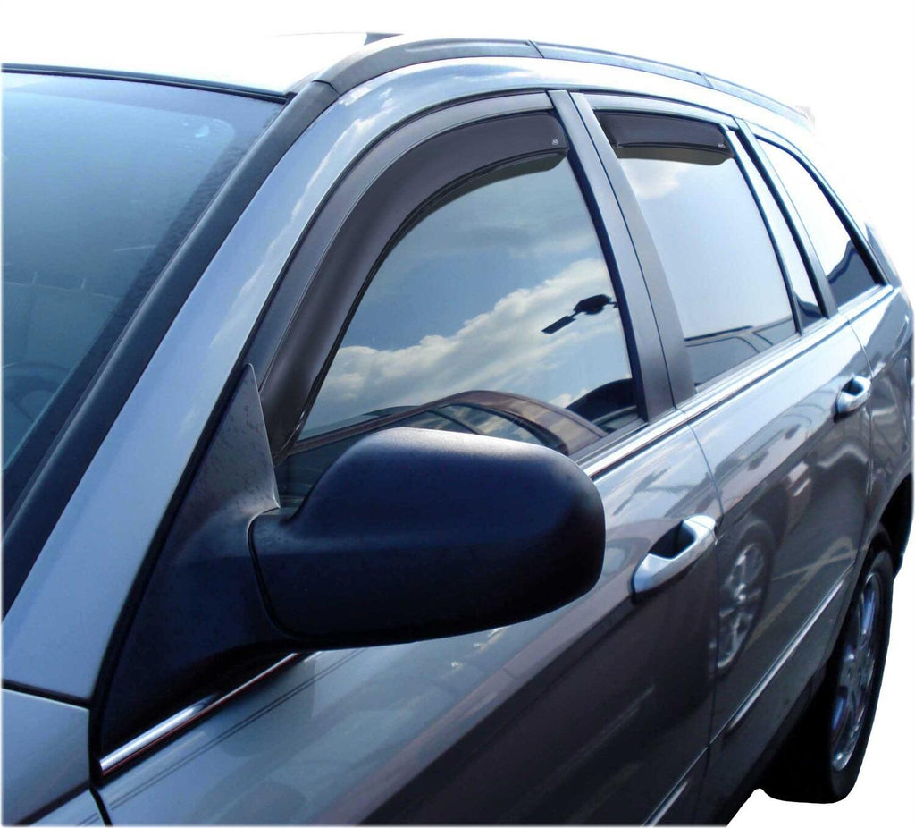 Auto Ventshade AVS 194837 Ventvisor Deflector; Smoke; In-Channel; 4 pc. for Select Chrysler Pacifica