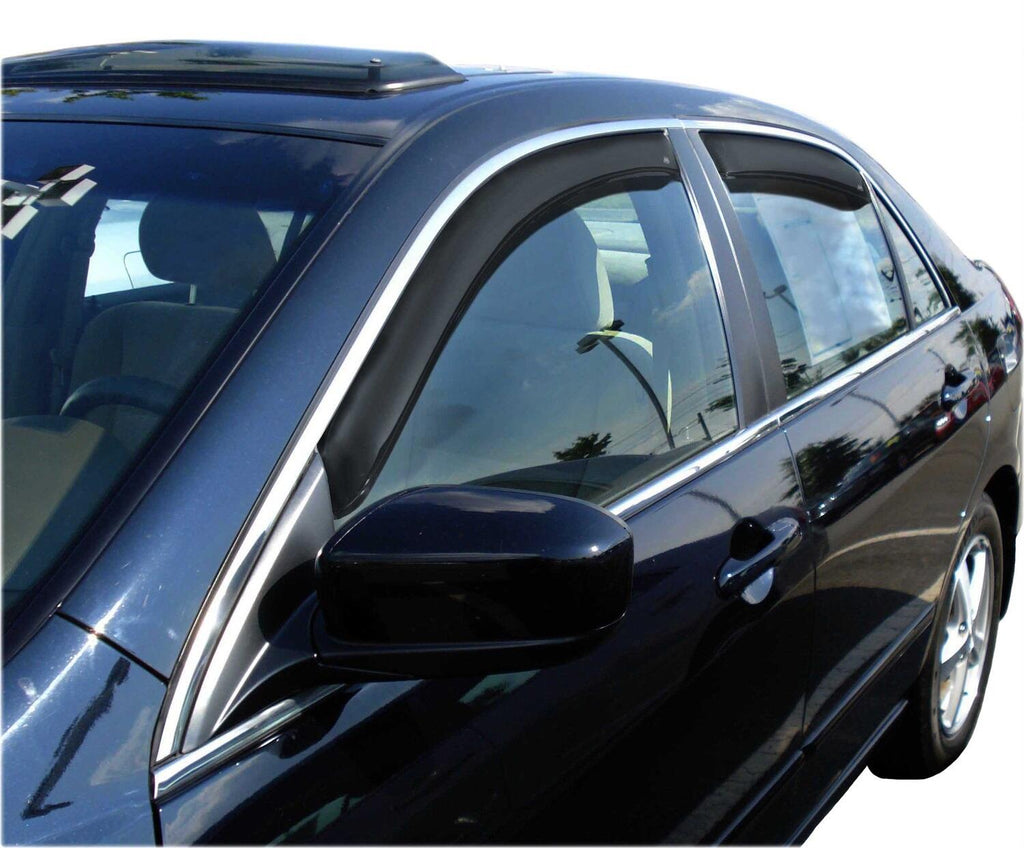 Auto Ventshade AVS 194943 Ventvisor Deflector; Smoke; In-Channel; 4 pc. for Select Honda Accord