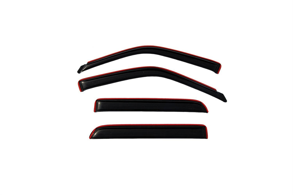 Auto Ventshade AVS 194949 Ventvisor Deflector; Smoke; In-Channel; 4 pc. for Select Ford F-150, Lincoln Blackwood