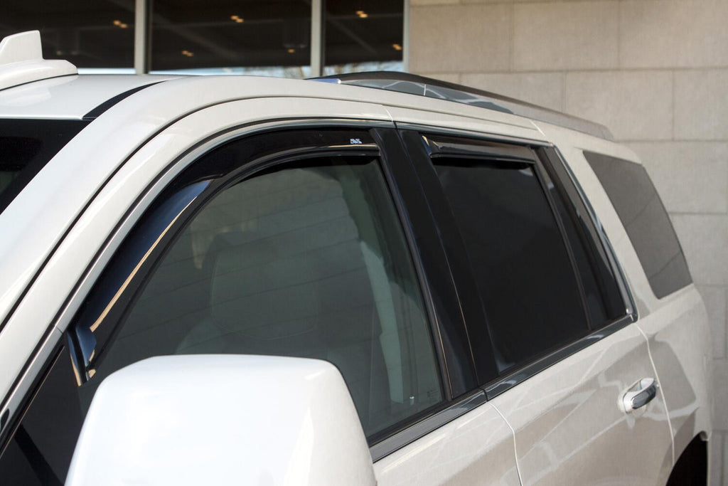 Auto Ventshade AVS 194415 Ventvisor Deflector; Smoke; In-Channel; 4 pc. for Select Cadillac Escalade