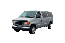 Load image into Gallery viewer, Auto Ventshade AVS 25228 Bugflector II Hood Shield; Smoke for Select Ford E-150, Ford E-150 Club Wagon, Ford E-150 Econoline, Ford E-150 Econoline Club Wagon, Ford E-250, Ford E-250 Econoline, Ford E-350 Club Wagon, Ford E-350 Econoline, Ford E-350