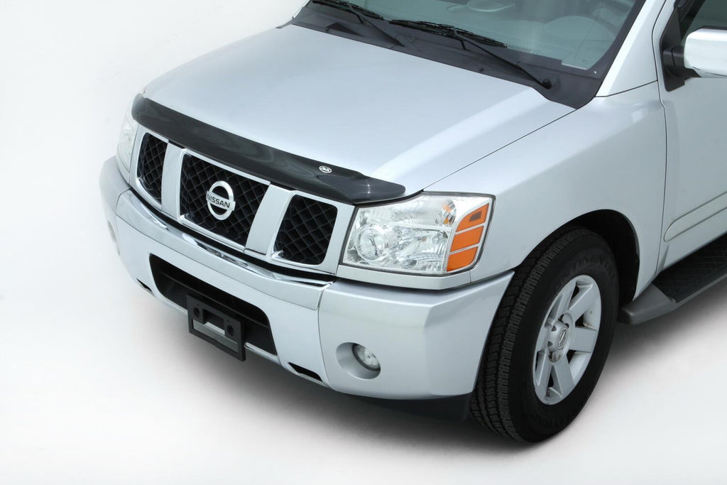 Auto Ventshade AVS 25402 Bugflector II Hood Shield; Smoke for Select Nissan Armada, Nissan TITAN