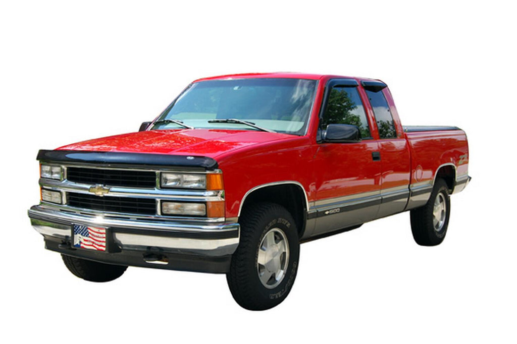 Auto Ventshade AVS 25631 Bugflector II Hood Shield; Smoke for Select Chevrolet Blazer, Chevrolet C1500 Suburban, Chevrolet C2500, Chevrolet C2500 Suburban, Chevrolet C3500, Chevrolet K1500 Suburban, Chevrolet K2500, Chevrolet K2500 Suburban, Chevrolet