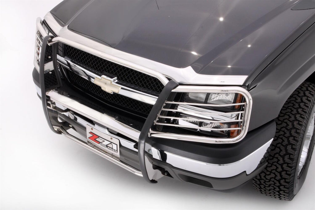 Auto Ventshade AVS 322024 Aeroskin Hood Protector; Smoke for Select Chevrolet Silverado 1500, Chevrolet Silverado HD, Chevrolet Silverado 2500, Chevrolet Silverado HD, Chevrolet Silverado