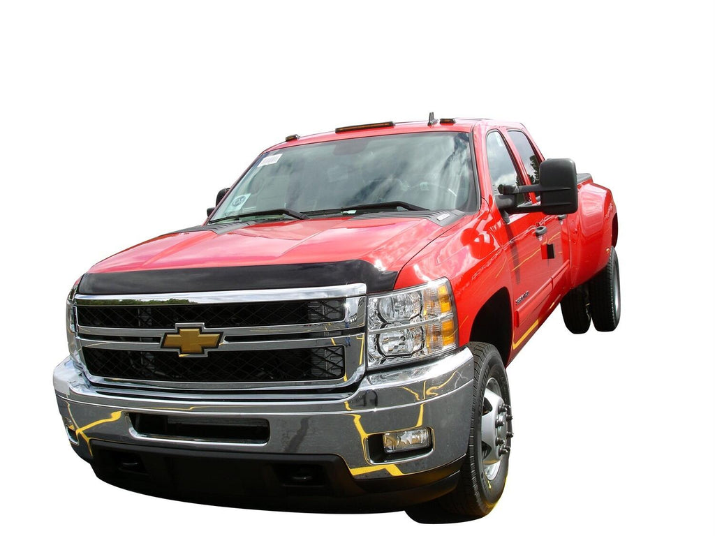 Auto Ventshade AVS 322030 Aeroskin Hood Protector; Smoke for Select Chevrolet Silverado HD, Chevrolet Silverado HD