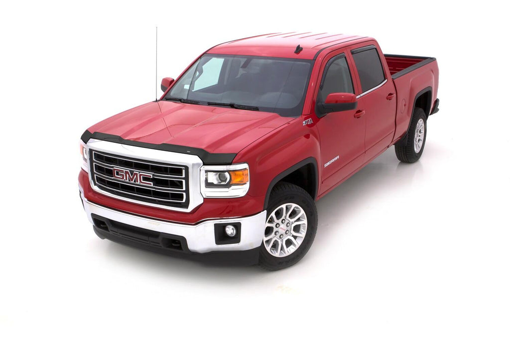 Auto Ventshade AVS 322075 Aeroskin Hood Protector; Smoke for Select GMC Sierra 1500, GMC Sierra Limited