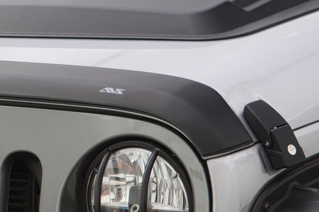 Auto Ventshade AVS 322156 Aeroskin Hood Protector; Smoke for Select Jeep Gladiator, Jeep Wrangler