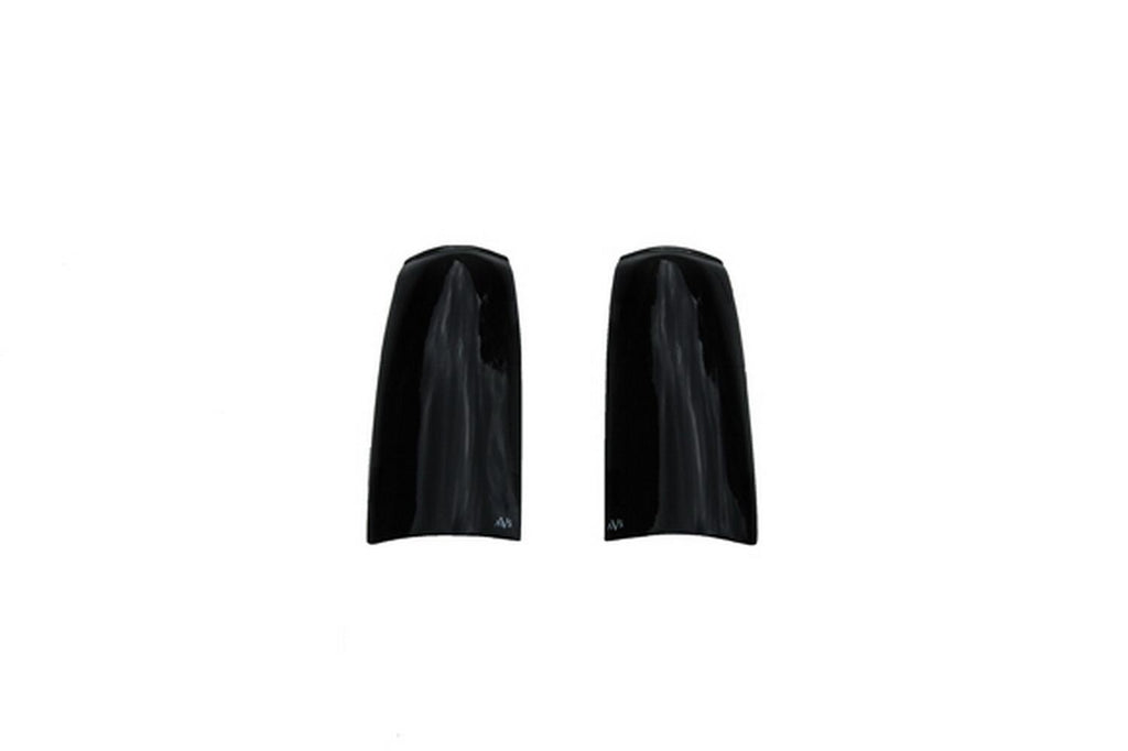 Auto Ventshade AVS 33814 Tail Shades Taillight Covers; Blackout, 2 pc. for Select Cadillac Escalade, Chevrolet Blazer, Chevrolet C1500, Chevrolet C1500 Suburban, Chevrolet C2500, Chevrolet C2500 Suburban, Chevrolet C3500, Chevrolet K1500, Chevrolet K1500
