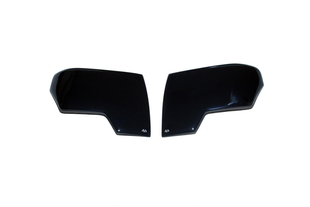 Auto Ventshade AVS 37008 Headlight Covers; Smoke Black Out; 2pc. for Select Ford F-150