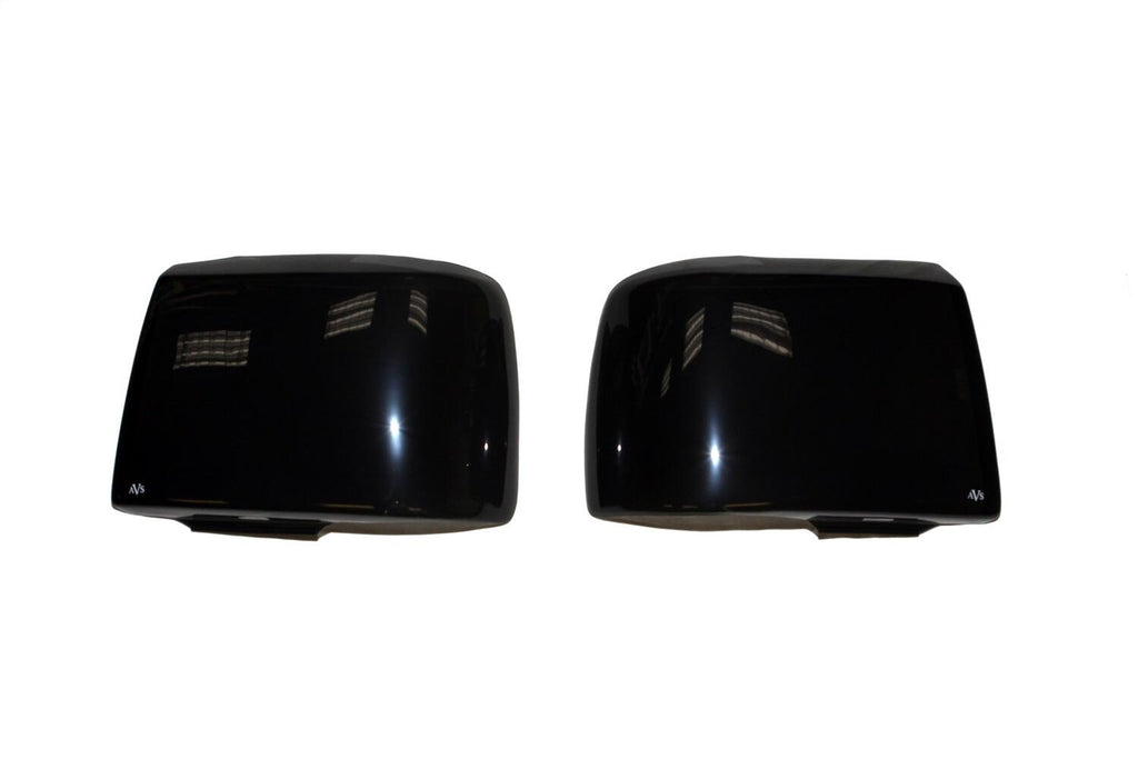 Auto Ventshade AVS 37043 Headlight Covers; Smoke Black Out; 2pc.