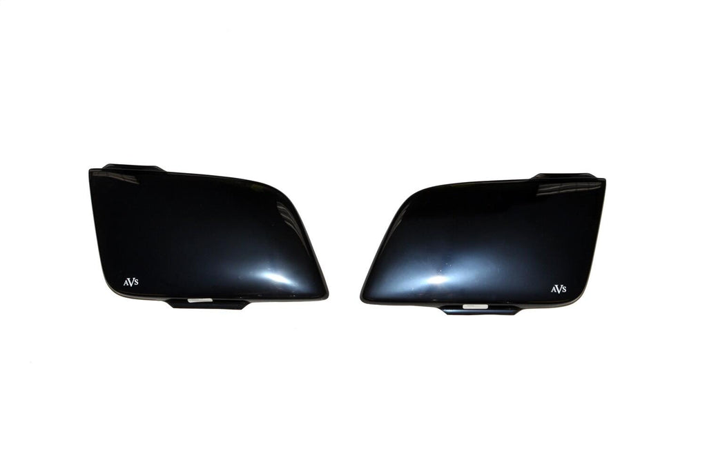 Auto Ventshade AVS 37412 Headlight Covers; Smoke Black Out; 2pc.