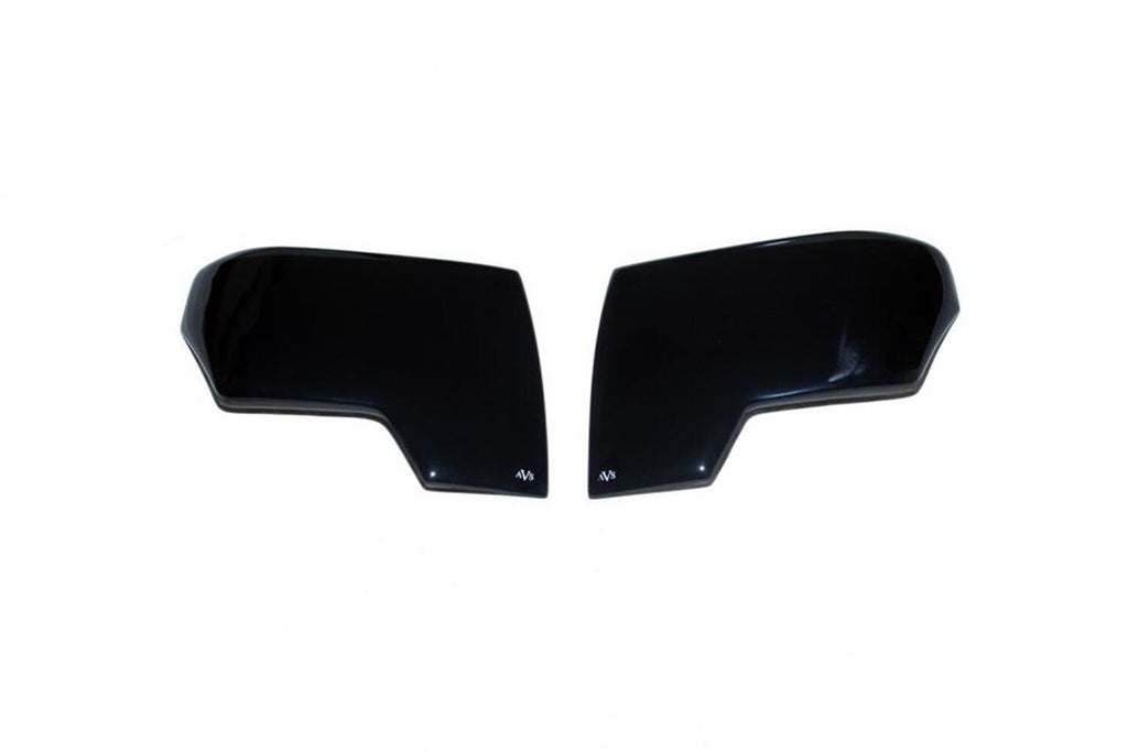 Auto Ventshade AVS 37576 Headlight Covers; Smoke Black Out; 2pc. for Select Chevrolet Colorado