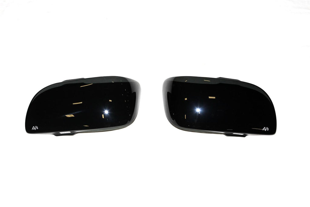 Auto Ventshade AVS 37617 Headlight Covers; Smoke Black Out; 2pc. for Select Toyota Tacoma