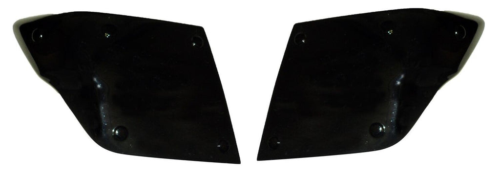 Auto Ventshade AVS 37644 Headlight Covers; Smoke Black Out; 2pc. for Select Nissan TITAN, Nissan TITAN XD