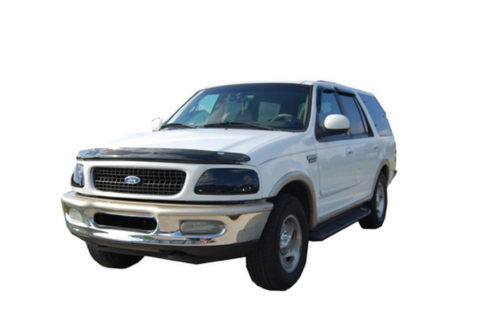 Auto Ventshade AVS 37659 Headlight Covers; Smoke Black Out; 2pc. for Select Ford Expedition, Ford F-150, Ford F-250