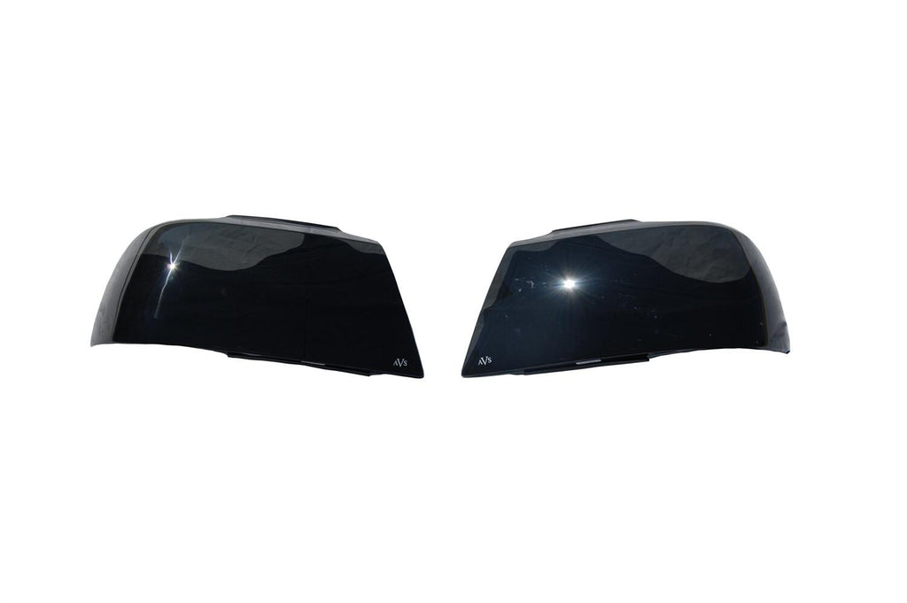 Auto Ventshade AVS 37913 Headlight Covers; Smoke Black Out; 2pc.
