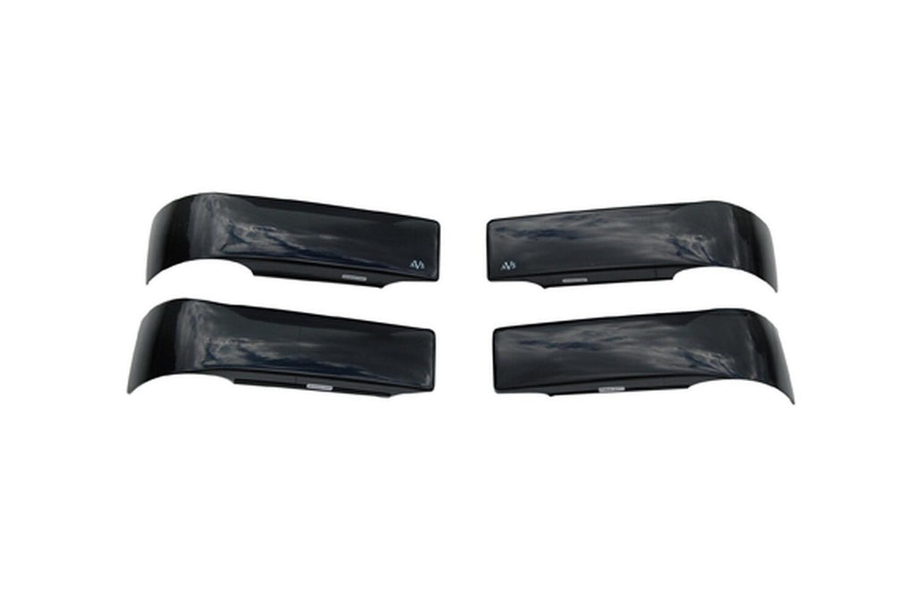 Auto Ventshade AVS 41208 Headlight Covers; Smoke Black Out; 2pc.