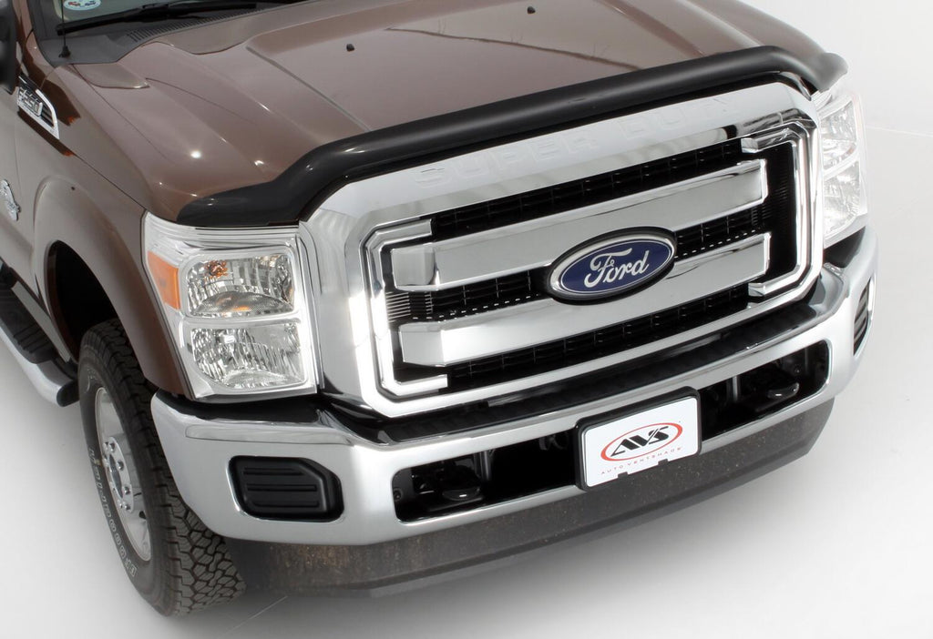 Auto Ventshade AVS 45718 Bugflector II Hood Shield; Smoke for Select Ford F-250 Super Duty, Ford F-350 Super Duty