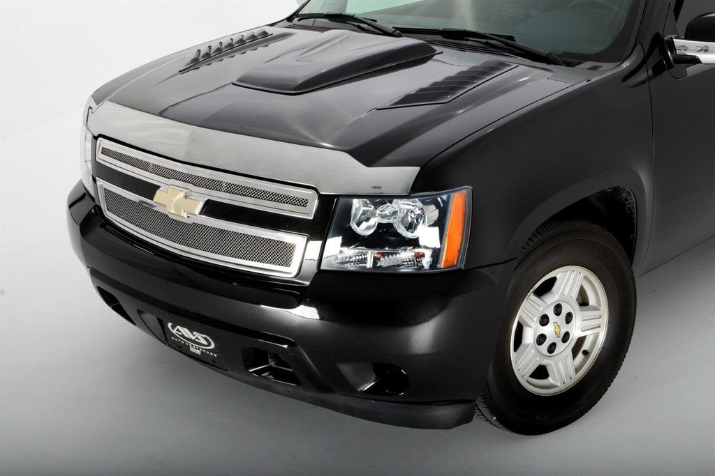 Auto Ventshade AVS 622011 Aeroskin Hood Protector; Chrome for Select Chevrolet Avalanche, Chevrolet Suburban 1500, Chevrolet Suburban 2500, Chevrolet Tahoe