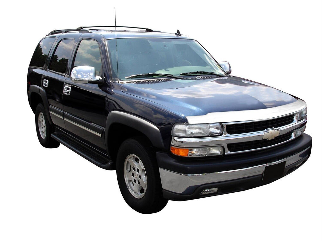 Auto Ventshade AVS 622013 Aeroskin Hood Protector; Chrome for Select Chevrolet Silverado 1500, Chevrolet Silverado 2500, Chevrolet Silverado
